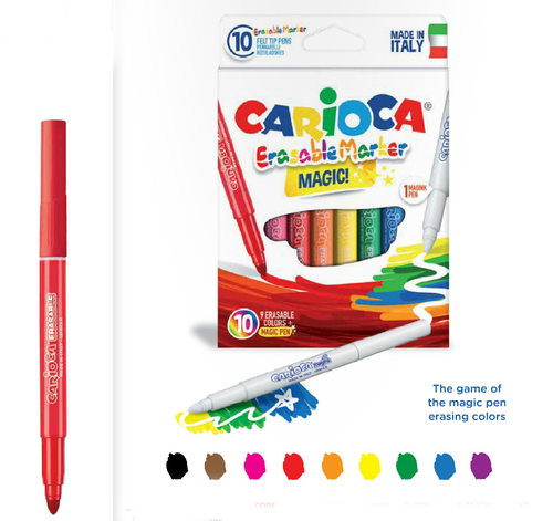 סט 10 טוש קסם CARIOCA 41238
