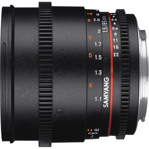 עדשת קולנוע Samyang 85mm T1.5 VDSLR AS IF UMC II 