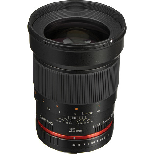 עדשת Samyang 35mm F1.4 AS UMC לקנון