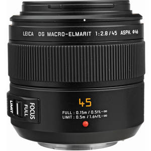 עדשה Panasonic LEICA Macro ELMARIT 45mm 2.8F ASPH MEGA O.I.S