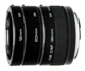 Kenko DG Teleplus Extension Tube Set For Canon mount