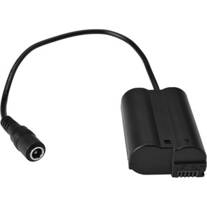 סוללת דמה למצלמות ניקון עם סוללת Tether Tools EN-EL15