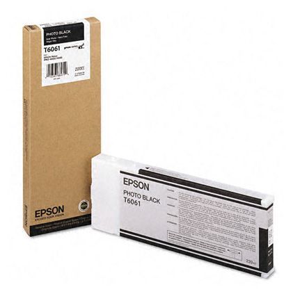 דיו שחור מקורי לפלוטר Epson T6061 Photo Black