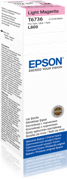 דיו ורוד בהיר למדפסת EPSON T6736 L800