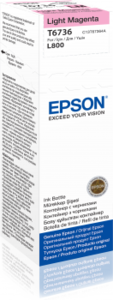 דיו ורוד בהיר למדפסת EPSON T6736 L800 
