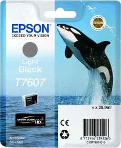 Epson Light Black T7607 for P600