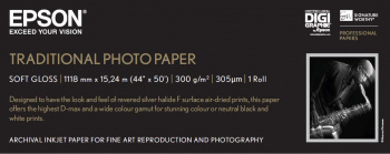 גליל נייר הדפסה Epson Traditional Photo Paper 44