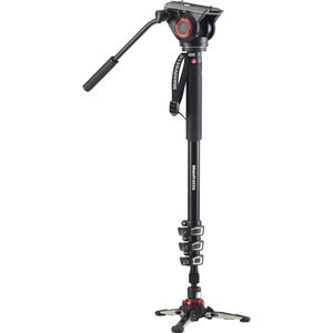 קיט מונופוד עם ראש Manfrotto XPRO Aluminum Video Monopod