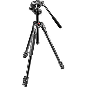 חצובת אלומיניום עם ראש וידאו Manfrotto 290