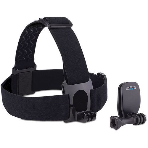 רצועת ראש ותופסן לכובע למצלמות גופרו GoPro Head Strap QuickClip