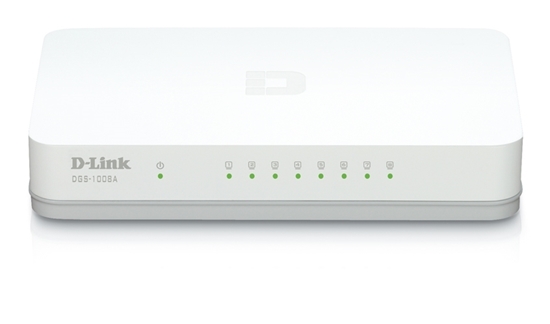 רכזת רשת D-Link DGS-1008A Unmanaged 8-Port Gigabit