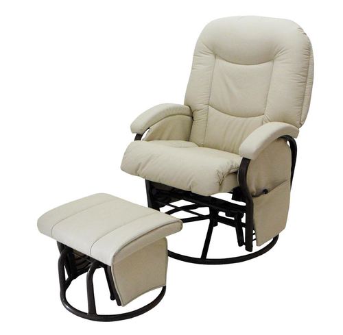 כורסת הנקה דגם פרינסס פלוס מסתובבת עם הדום  צבע : בז