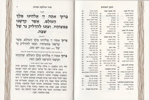 Zmirot Shabat A delicate cream with gold decoration