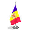 דגלון אנדורה - Andorra mini flag *תמונה לצורך הדמיה בלבד*