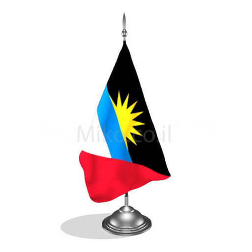 דגלון אנטיגואה וברבודה - Antigua and Barbuda mini flag *תמונה לצורך הדמיה בלבד*