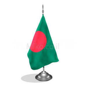 דגלון בנגלדש - Bangladesh mini flag *תמונה לצורך הדמיה בלבד*