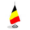 דגלון בלגיה - Belgium mini flag *תמונה לצורך הדמיה בלבד* 