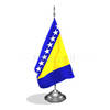 דגלון בוסניה והרצגובינה - Bosnia and Herzegovina mini flag *תמונה לצורך הדמיה בלבד* 