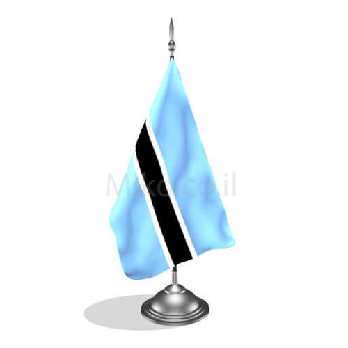 דגלון בוטסואנה - Botswana mini flag *תמונה לצורך הדמיה בלבד*