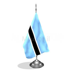 דגלון בוטסואנה - Botswana mini flag *תמונה לצורך הדמיה בלבד*