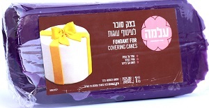 בצק סוכר סגול 1 ק