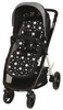 מזרון וריפודית לעגלה או טיולון Baby Boss Comfi Cush כוכבים שחור
