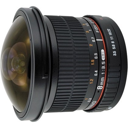 SAMYANG 8mm Fisheye f/3.5 IF MC for CANON DH