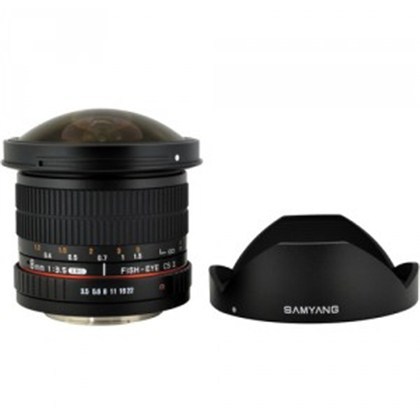 SAMYANG 8mm Fisheye f/3.5 IF MC for CANON DH