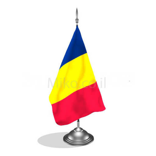 דגלון צ'אד - Chad mini flag *תמונה לצורך הדמיה בלבד*