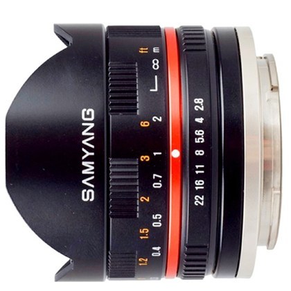 Samyang 8mm F2.8 Aspherical IF MC Fish-eye for SONY NEX
