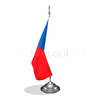 דגלון צ'כיה - Czech Republic mini flag *תמונה לצורך הדמיה בלבד*