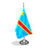 דגלון הרפובליקה הדמוקרטית של קונגו - Democratic Republic of the Congo mini flag