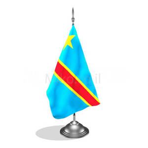 דגלון הרפובליקה הדמוקרטית של קונגו - Democratic Republic of the Congo mini flag
