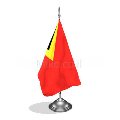 דגלון מזרח טימור - East Timor mini flag *תמונה לצורך הדמיה בלבד*