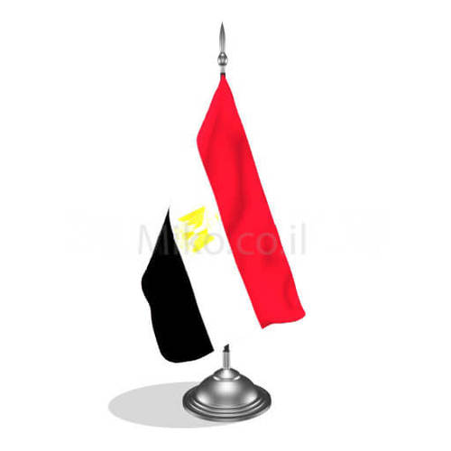 דגלון מצרים - Egypt mini flag *תמונה לצורך הדמיה בלבד*