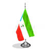 דגלון גינאה המשוונית - Equatorial Guinea mini flag *תמונה לצורך הדמיה בלבד*