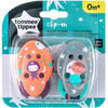 זוג מחזיקים למוצץ Clip On טומי טיפי Tommee Tippee