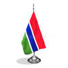 דגלון גמביה - Gambia mini flag *תמונה לצורך הדמיה בלבד*