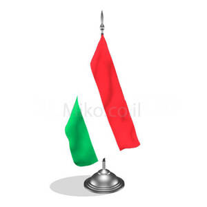 דגלון הונגריה - Hungary mini flag *תמונה לצורך הדמיה בלבד* 