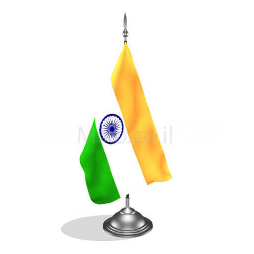דגלון הודו - India mini flag *תמונה לצורך הדמיה בלבד*