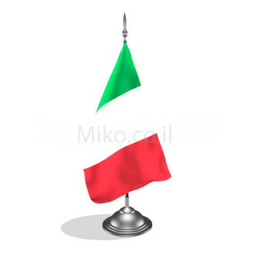 דגלון איטליה - Italy mini flag *תמונה לצורך הדמיה בלבד*