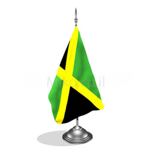 דגלון ג'מייקה - Jamaica mini flag *תמונה לצורך הדמיה בלבד*