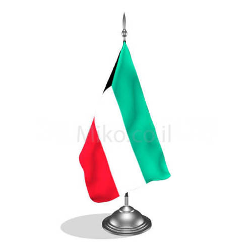 דגלון כווית - Kuwait mini flag *תמונה לצורך הדמיה בלבד* 