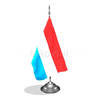 דגלון לוקסמבורג - Luxembourg mini flag *תמונה לצורך הדמיה בלבד*
