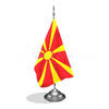 דגלון מקדוניה - Macedonia mini flag *תמונה לצורך הדמיה בלבד*