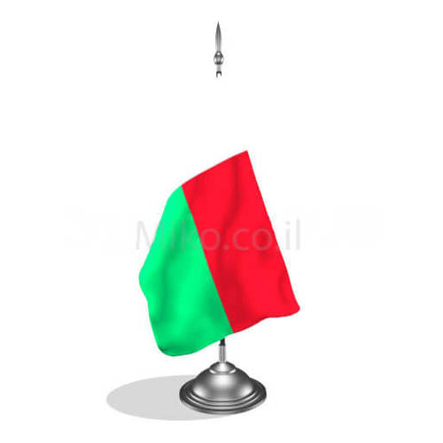 דגלון מדגסקר - Madagascar mini flag *תמונה לצורך הדמיה בלבד*