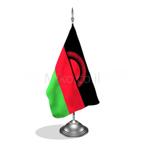 דגלון מלאווי - Malawi mini flag *תמונה לצורך הדמיה בלבד*