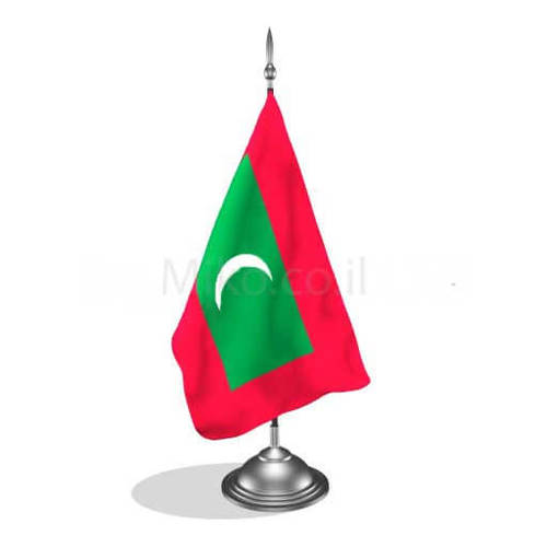 דגלון האיים המלדיביים - Maldives mini flag *תמונה לצורך הדמיה בלבד* 