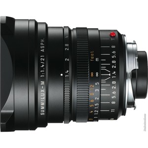 עדשה מקצועית רחבת זווית  LEICA דגם:LEICA SUMMILUX-M 21mm f/1.4 ASPH.