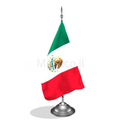 דגלון מקסיקו - Mexico mini flag *תמונה לצורך הדמיה בלבד*